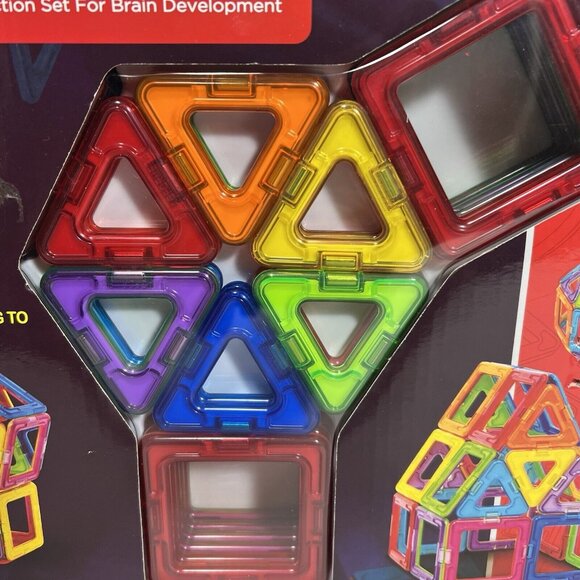 MAGFORMERS 63076 Plastic 30-Piece Magnetic Building Blocks Set - Picture 2 of 2